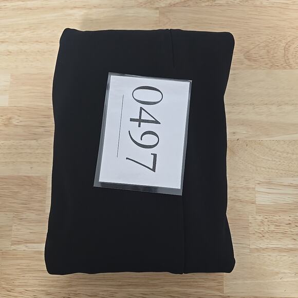 NWT Bebe Black & White Piping‎ Halter Top Dress Size Small Strappy Midi Sheath - Picture 10 of 10